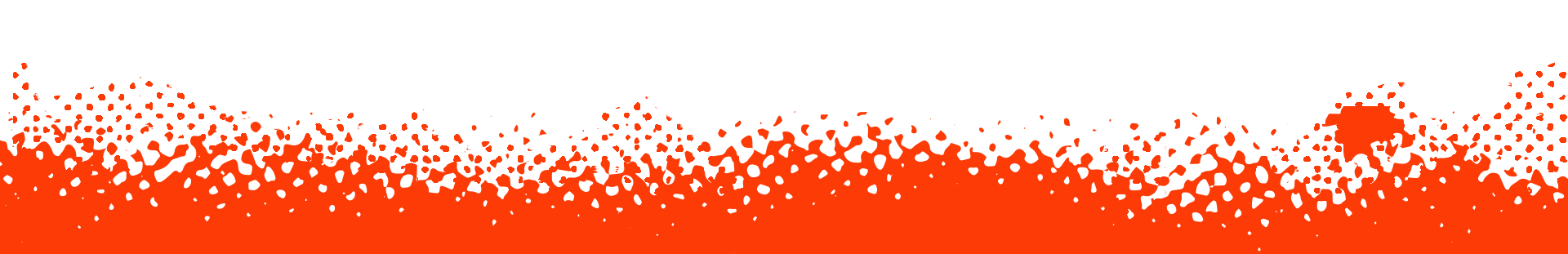 A red and white background with a red spot in the middle.