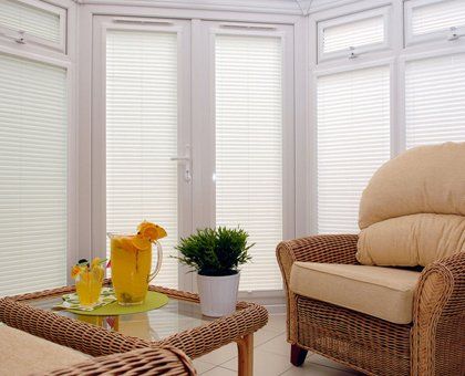 perfect fit blinds in a conservatory