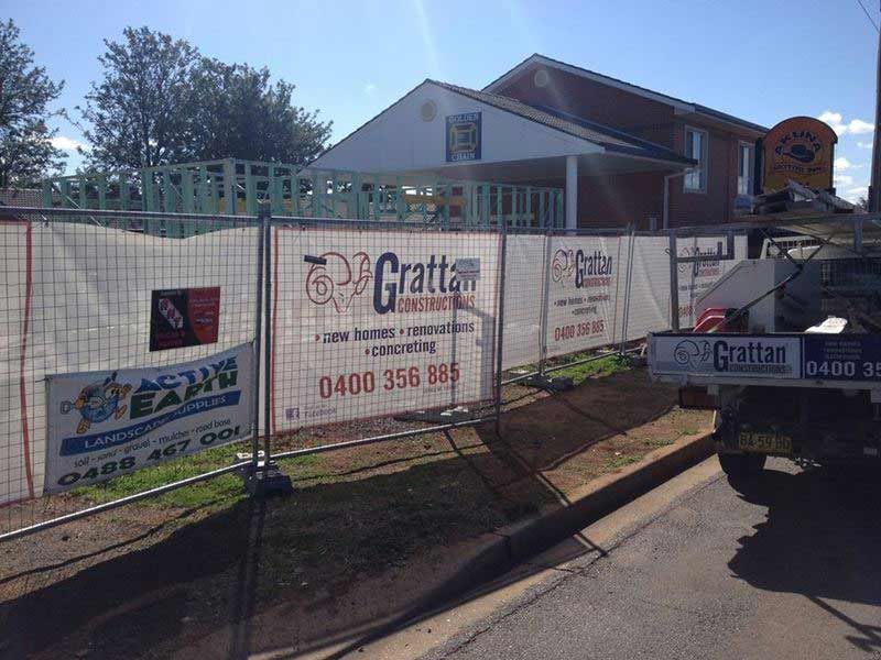 Grattan Advertisement and Vehicle — Concreting in Dubbo, Central West