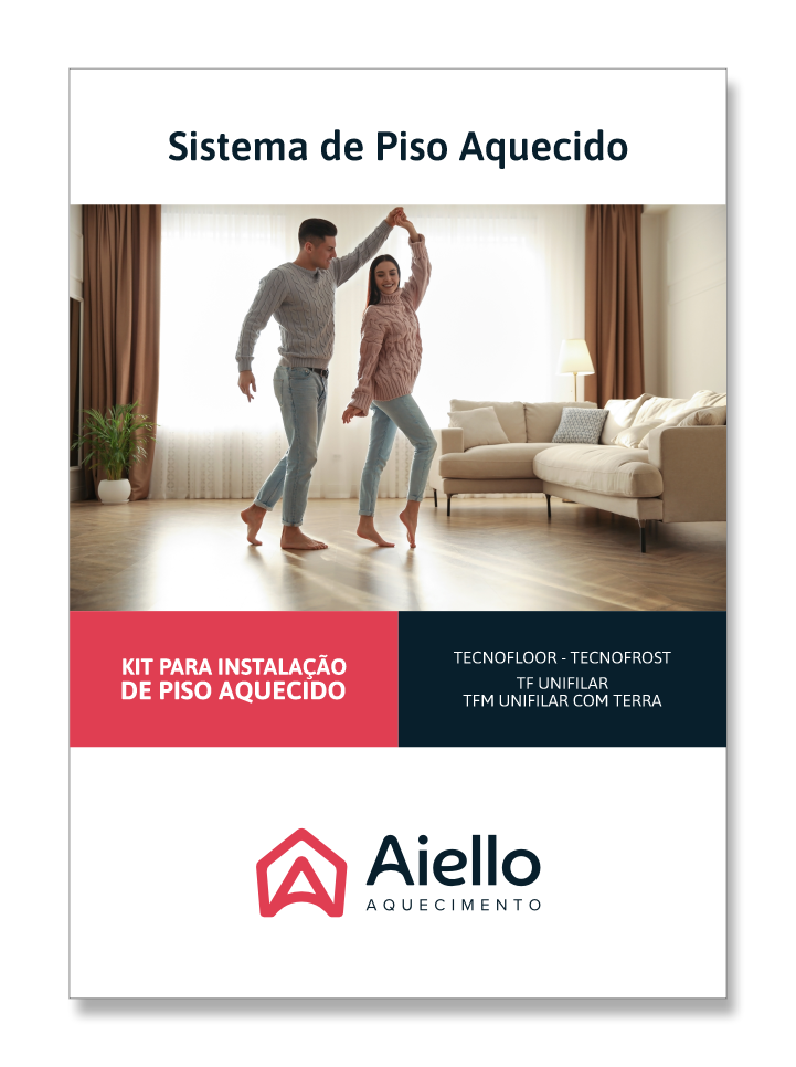 kit para instalação de piso aquecido