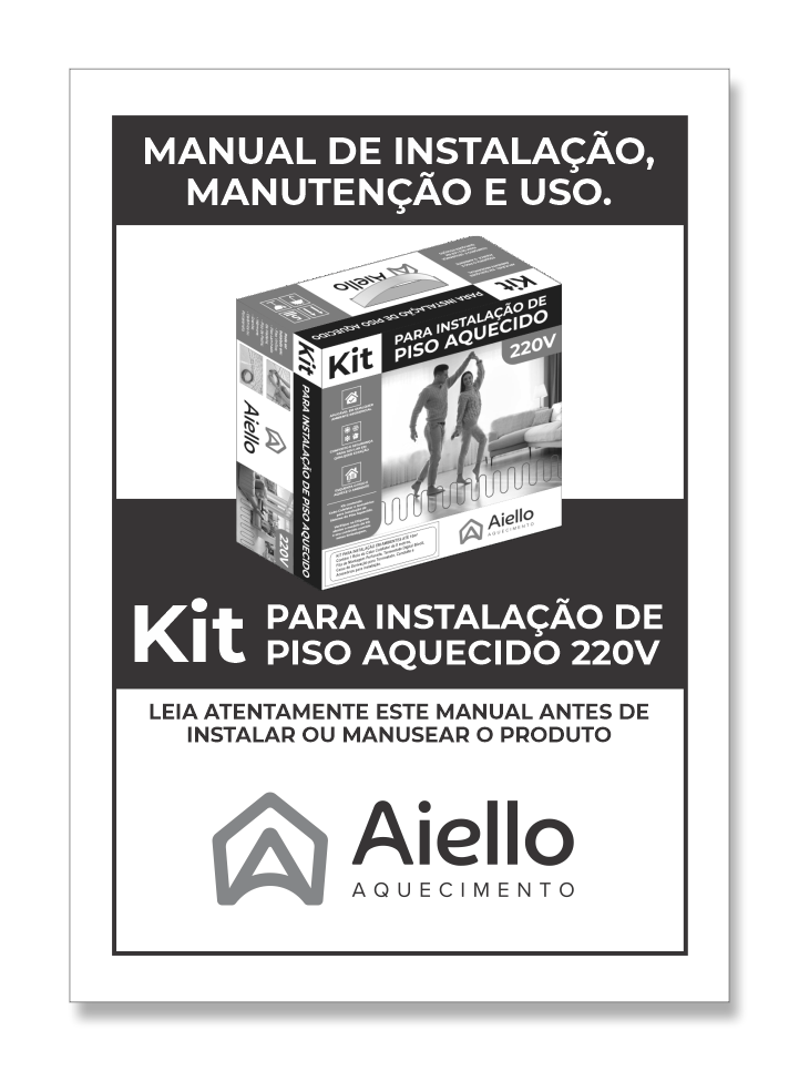 kit para instalação de piso aquecido 220V