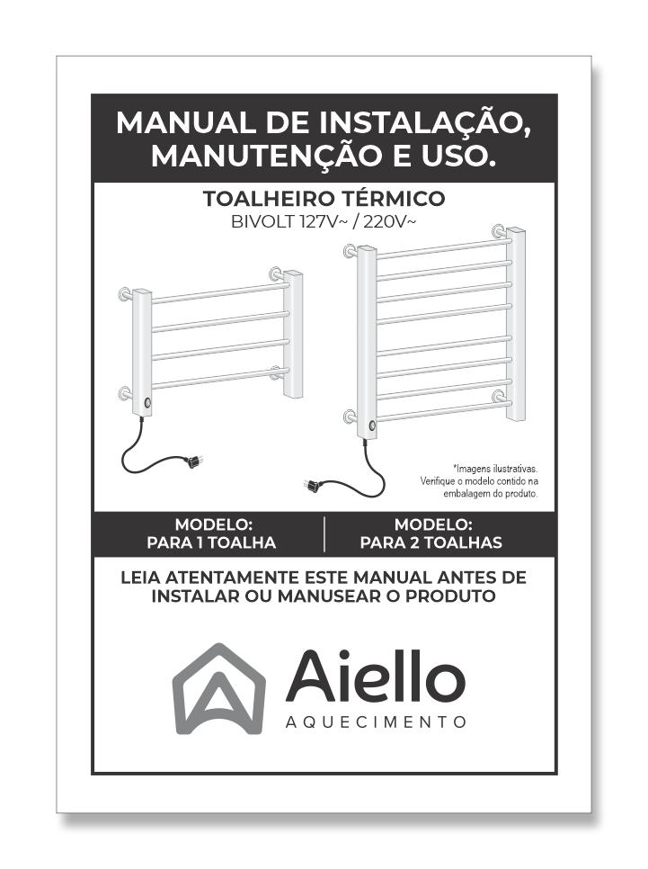 manual do toalheiro térmico