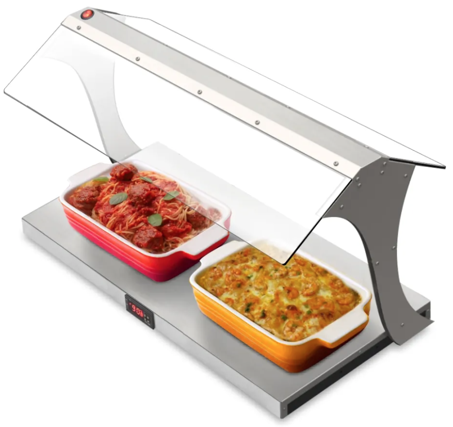 mesa térmica com protetor inox