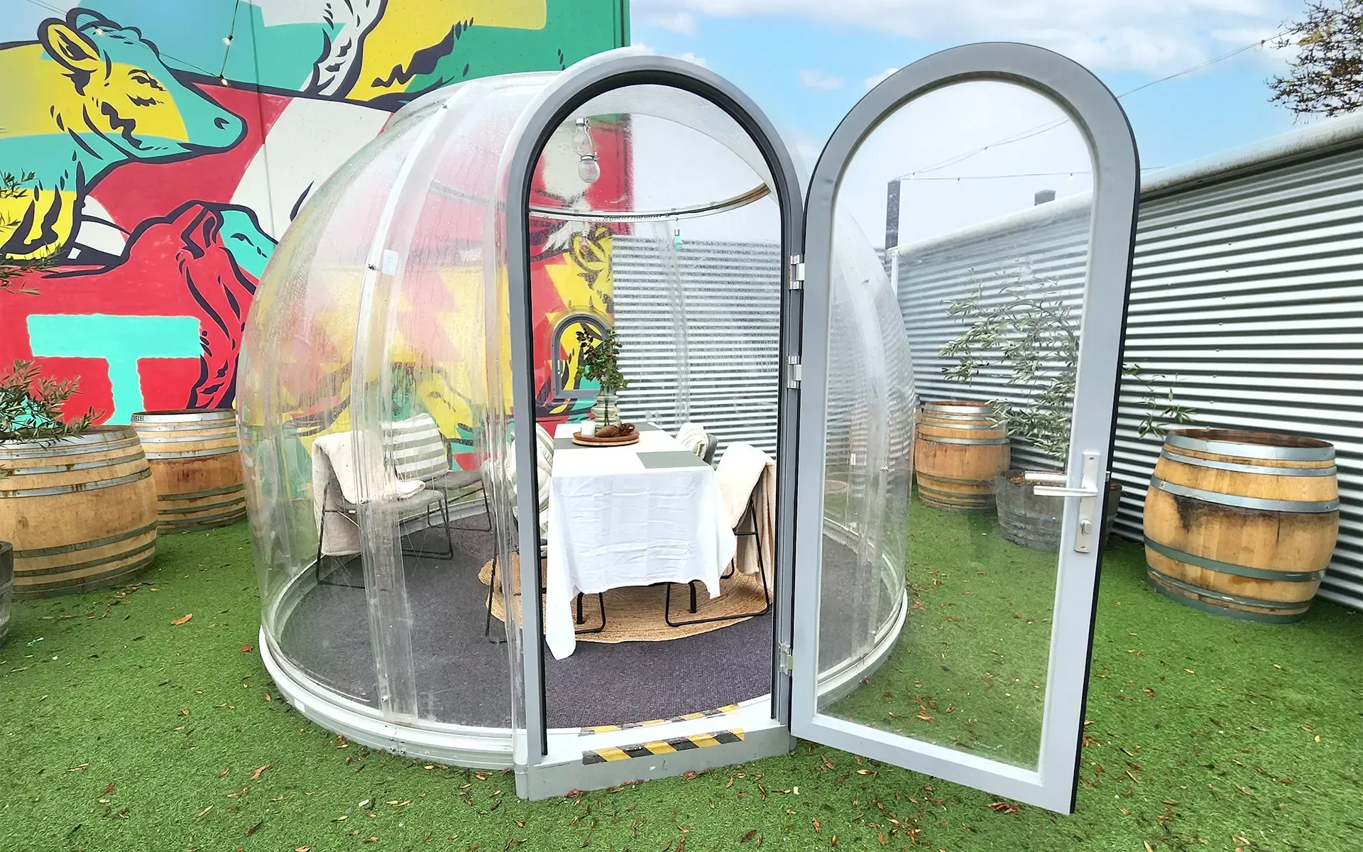 The Market Hotel Ballarat - Winter Igloos. Available for dinner bookings now