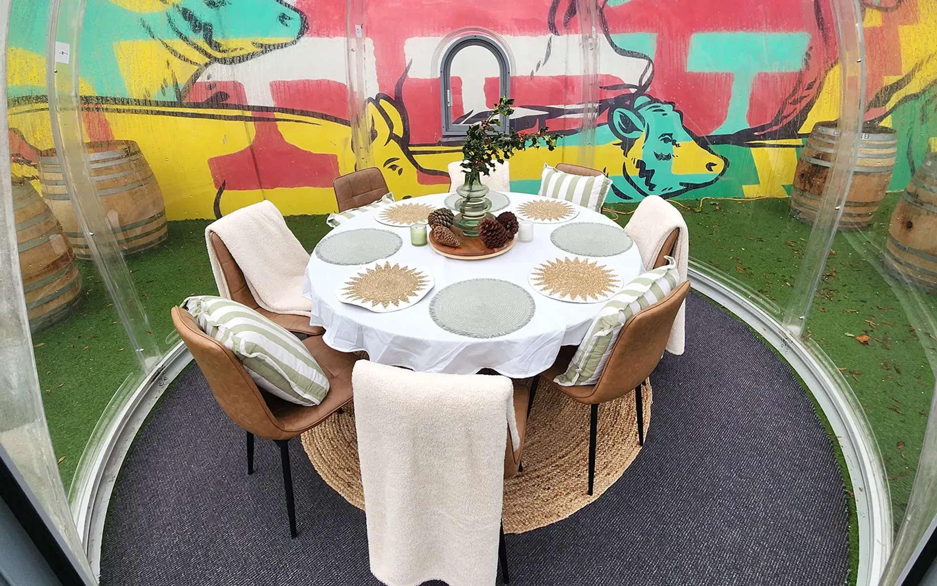The Market Hotel Ballarat - Winter Igloos. Available for dinner bookings now