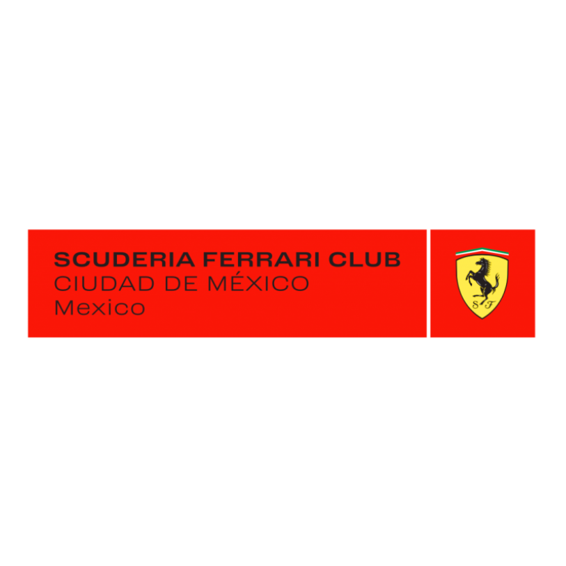 A logo for scuderia ferrari club ciudad de mexico mexico