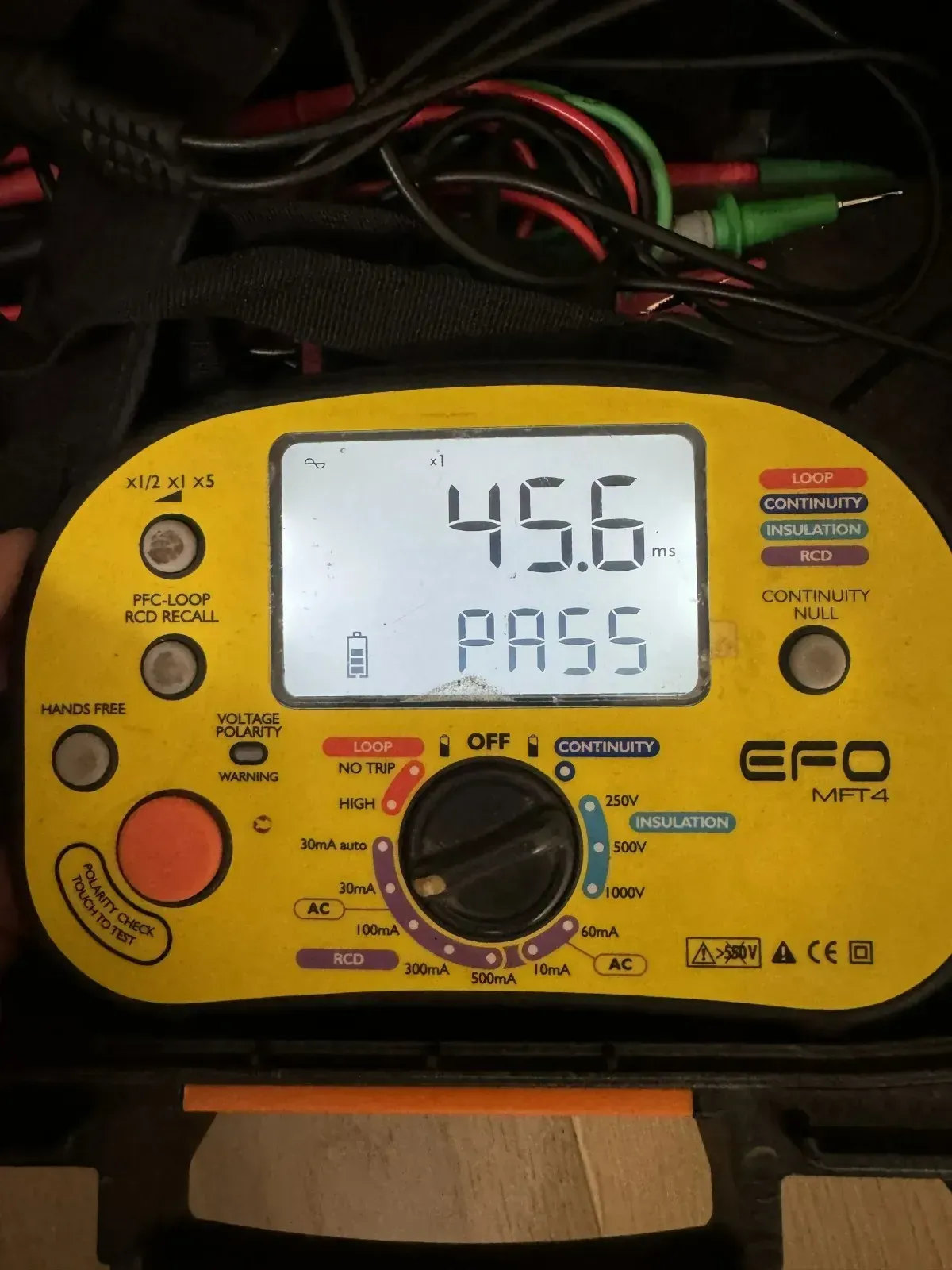 Electrical Tester  Indicating a Successful Test — Higgins Electrical in Bribie Island, QLD