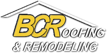 A logo for a roofing and remodeling company.