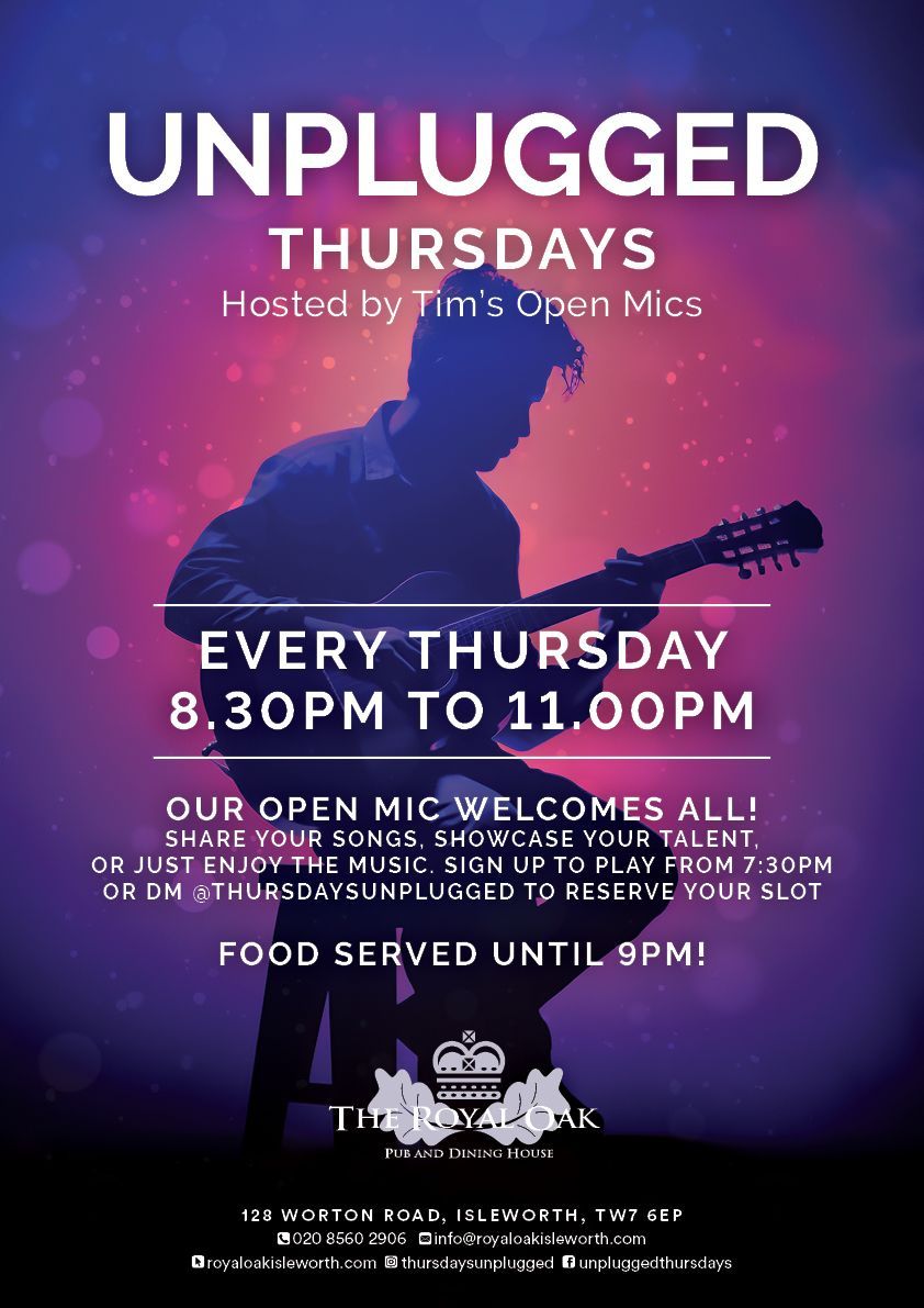 #Open Mic Night #Unplugged Music 
