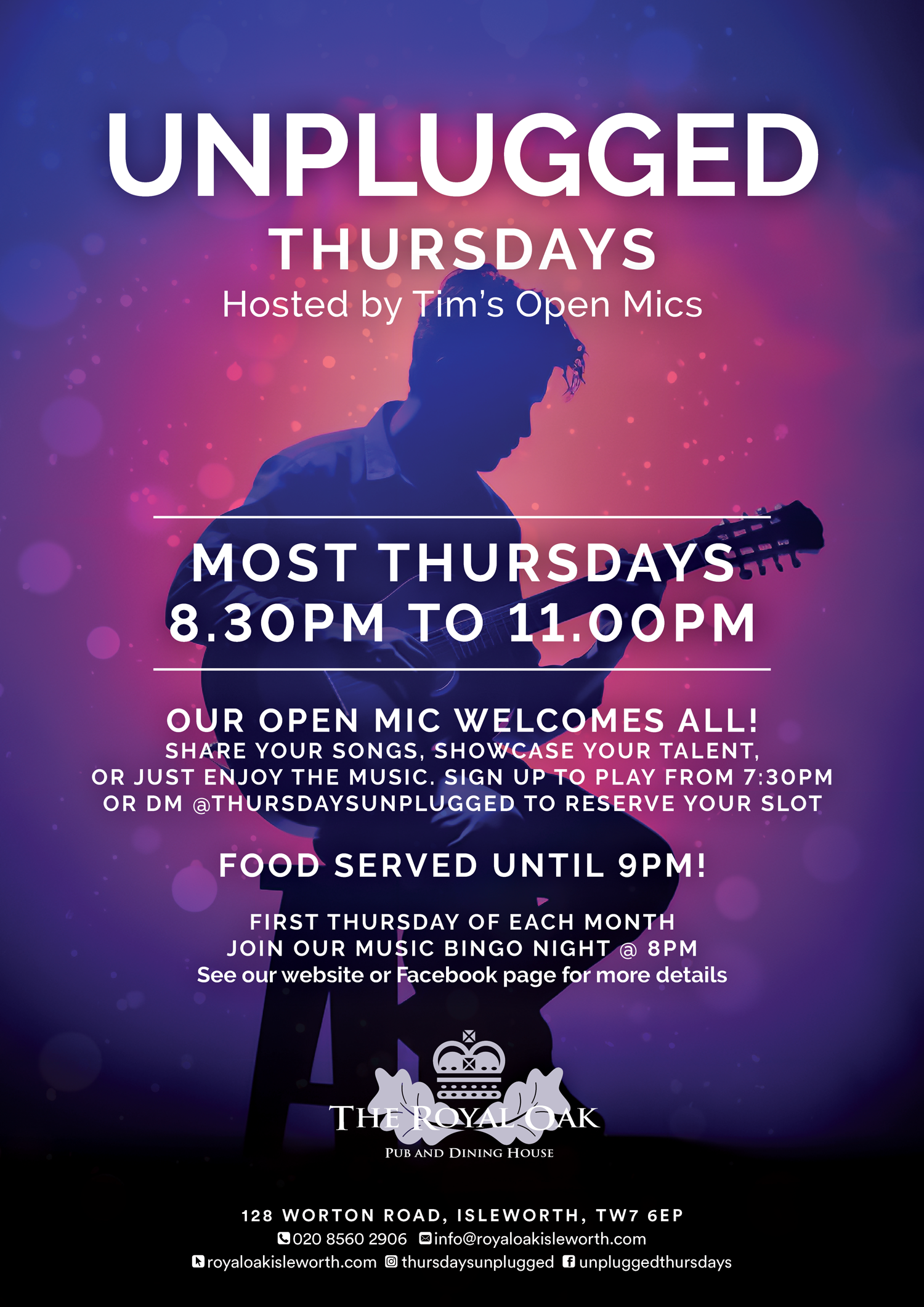 #Open Mic Night #Unplugged Music 
