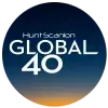 Hunt Scanlon Global 40 logo: White text
