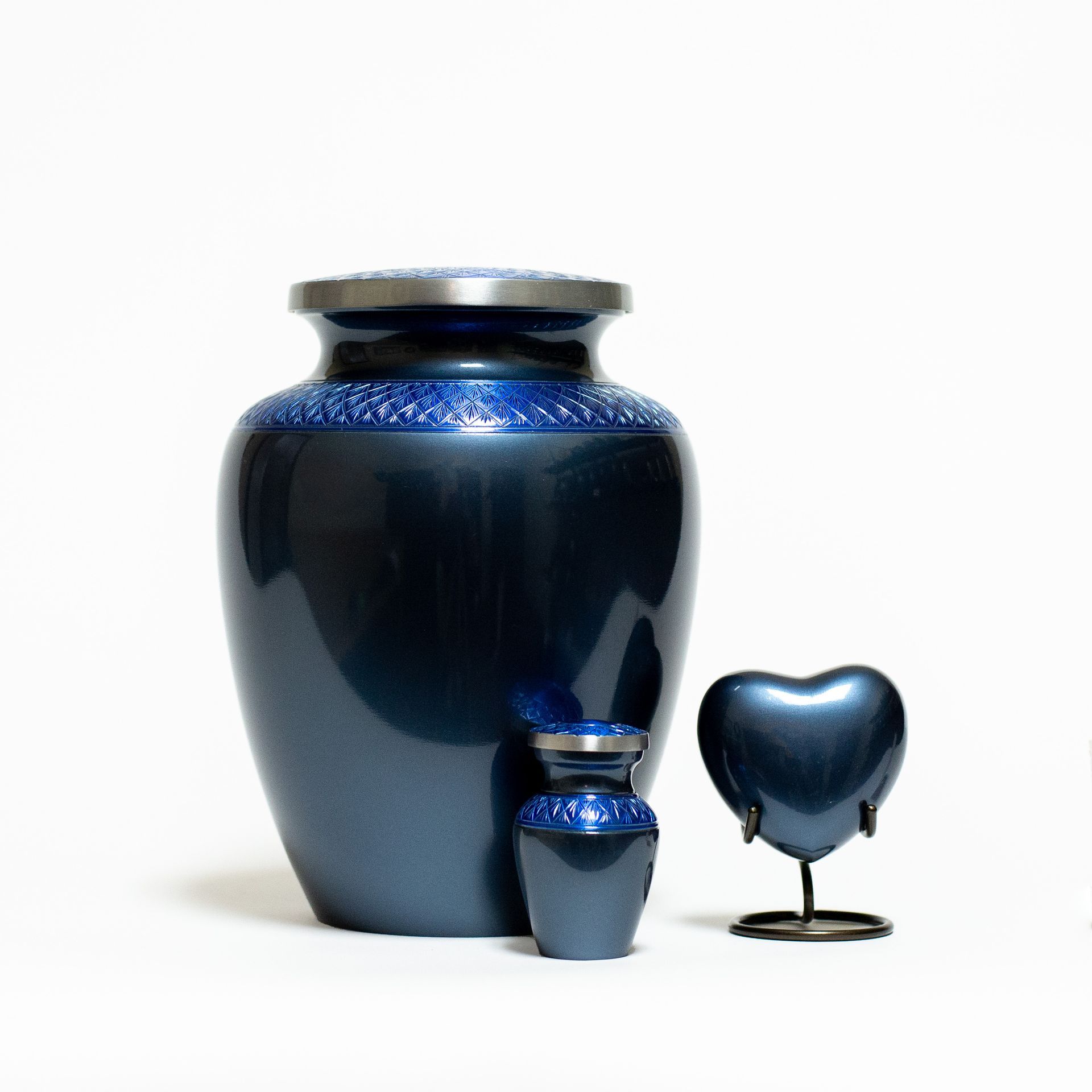 The Celeste Urn Indigo