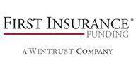 The first insurance funding logo is a wintrust company.