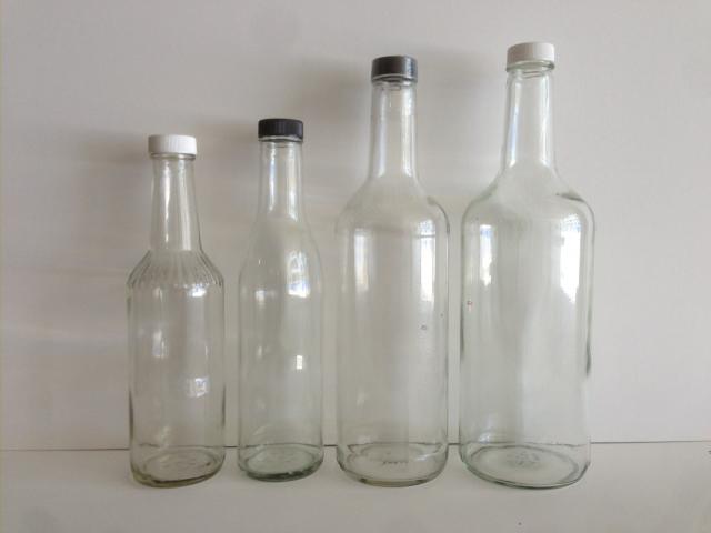 375ml (fluted), 375ml (hock), 750ml, 1 liter