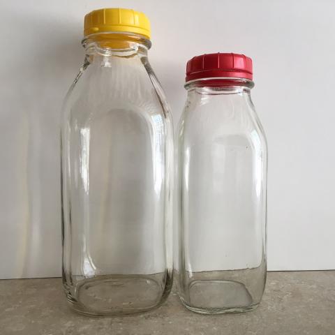 Milk Bottles: 32oz , 16oz