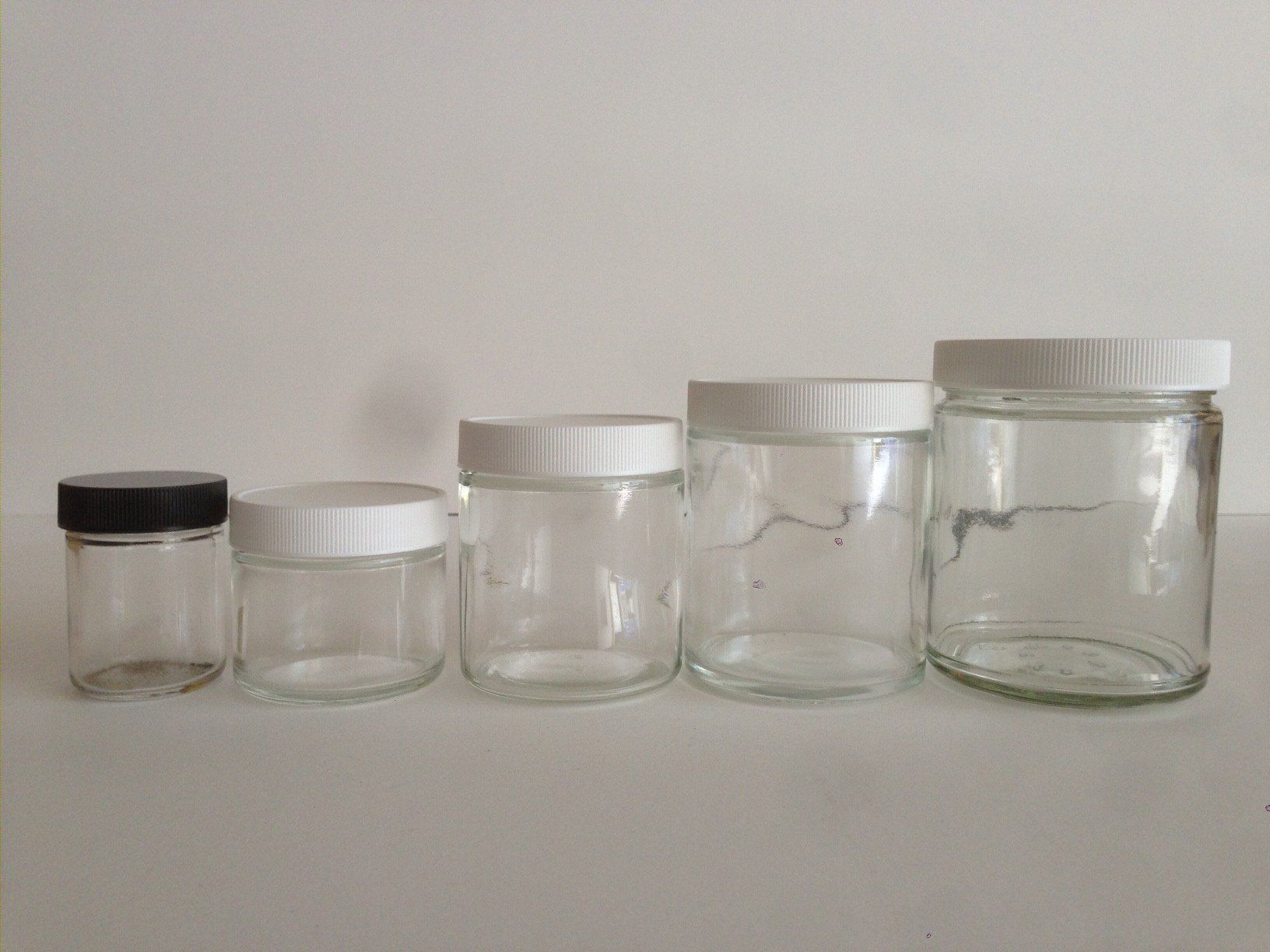 Straight Sided Jars 1.25oz, 2oz, 4oz, 6oz, 9oz
