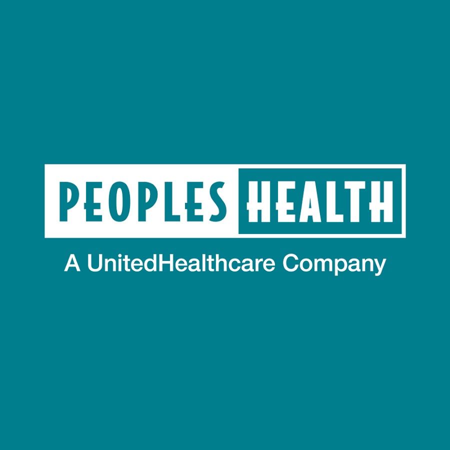 People's Health logo: White text