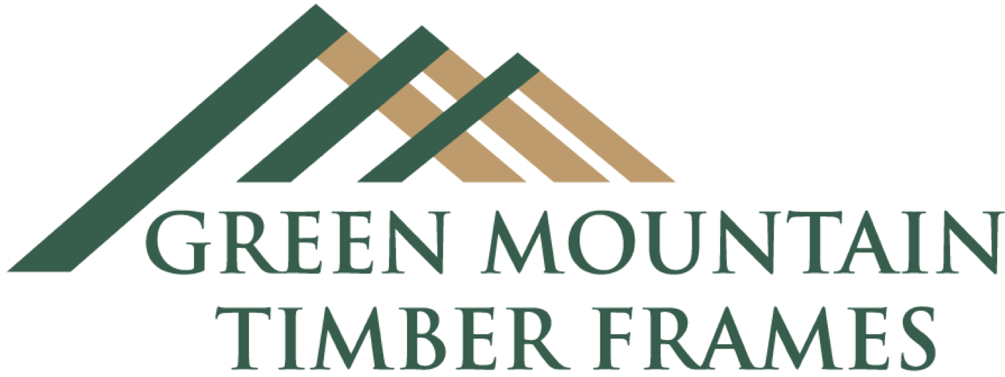 The Green Mountain Timber Frames Logo is Your Symbol for Quality in Custom Timber Frame Homes and Buildings