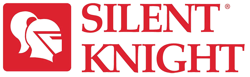 The silent knight logo has a spartan helmet on it.