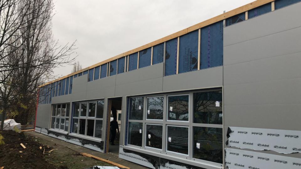 copertura edile per capannone industriale