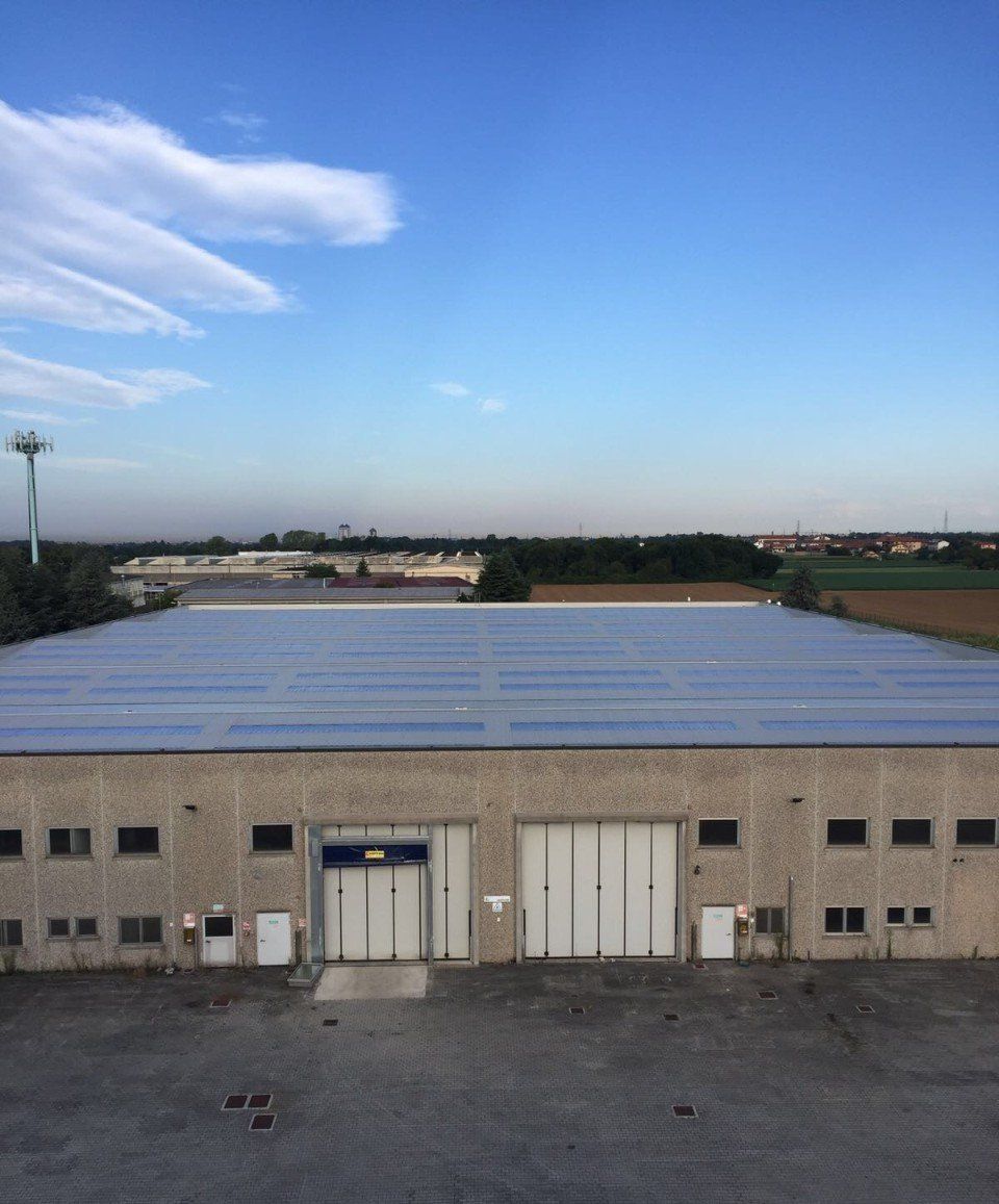 coperture con lucernari in vetroresina