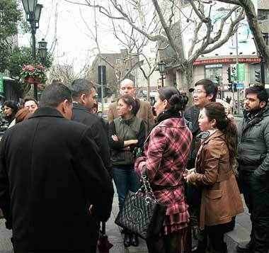group of students in shanghai