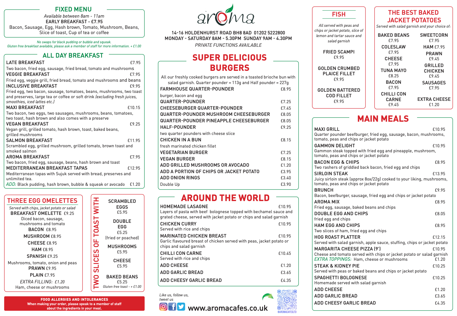Aroma Cafes About Aroma