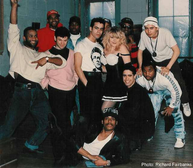 A group of people posing for a photo with the caption photo richard farbanks