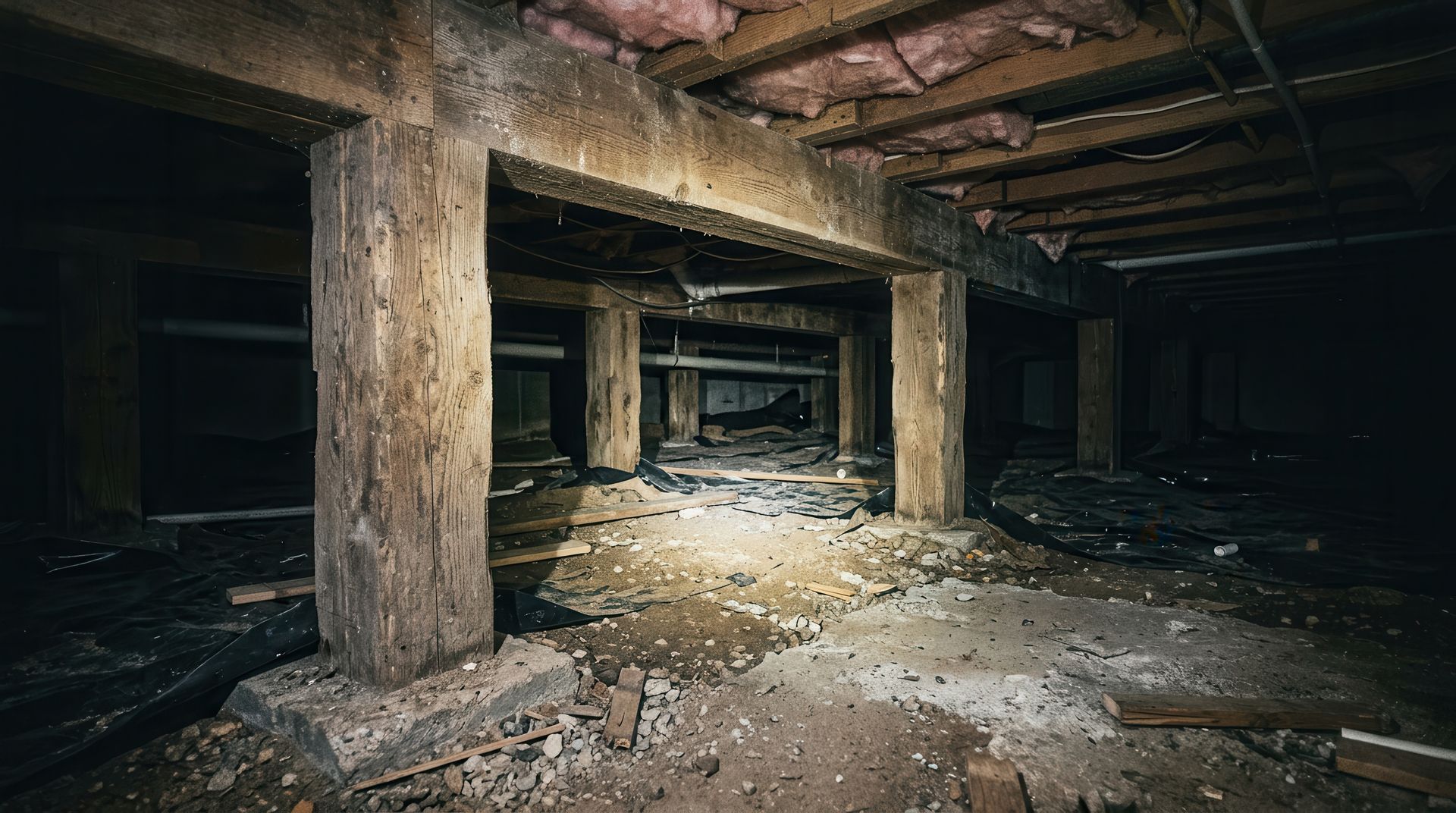 Foundation Repair — Abateplus : Residential crawl space repair