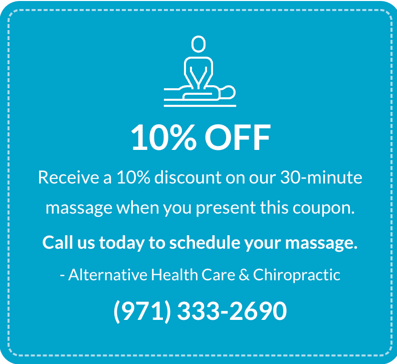 10% off a massage coupon