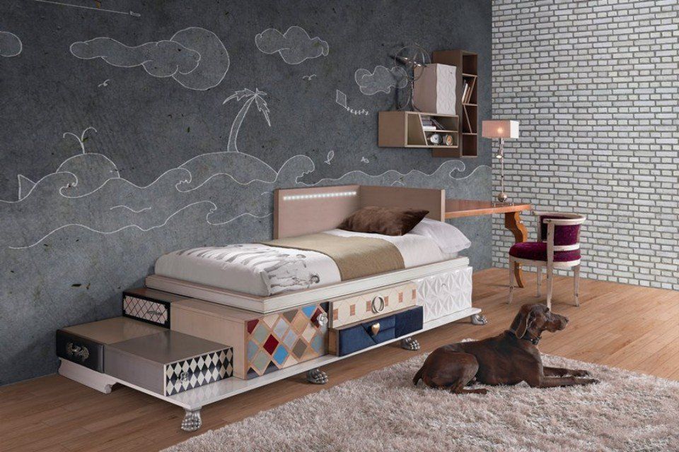 letto singolo particolare
