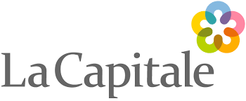 Un logo pour la capitale avec une fleur au milieu