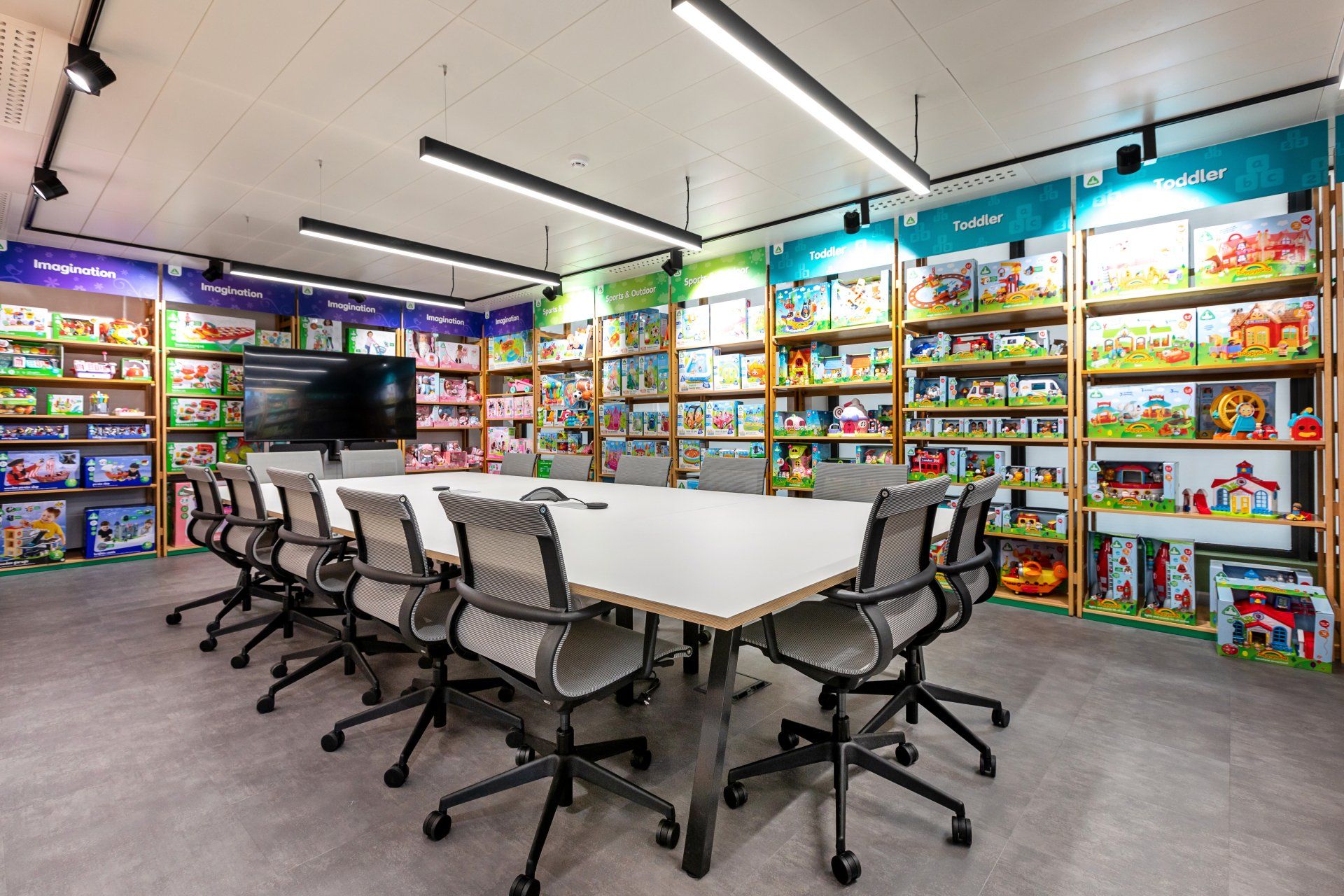 Toy retailer office fit out