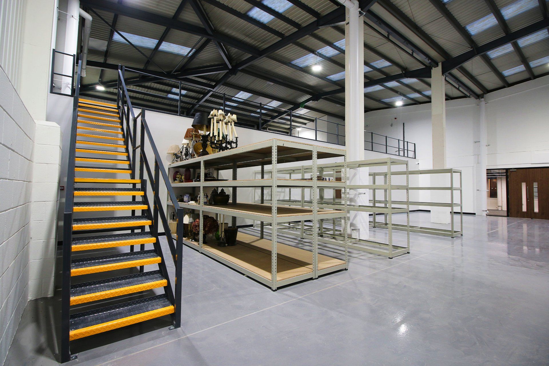 Glenside mezzanine floor fit out for Auction House in Maidenhead