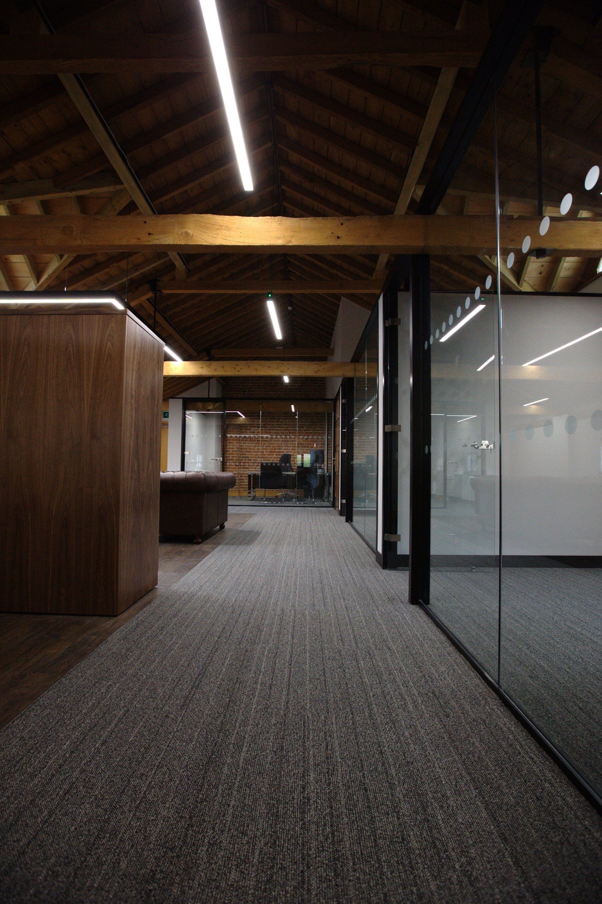 Glenside office fit out barn fit out Berkshire