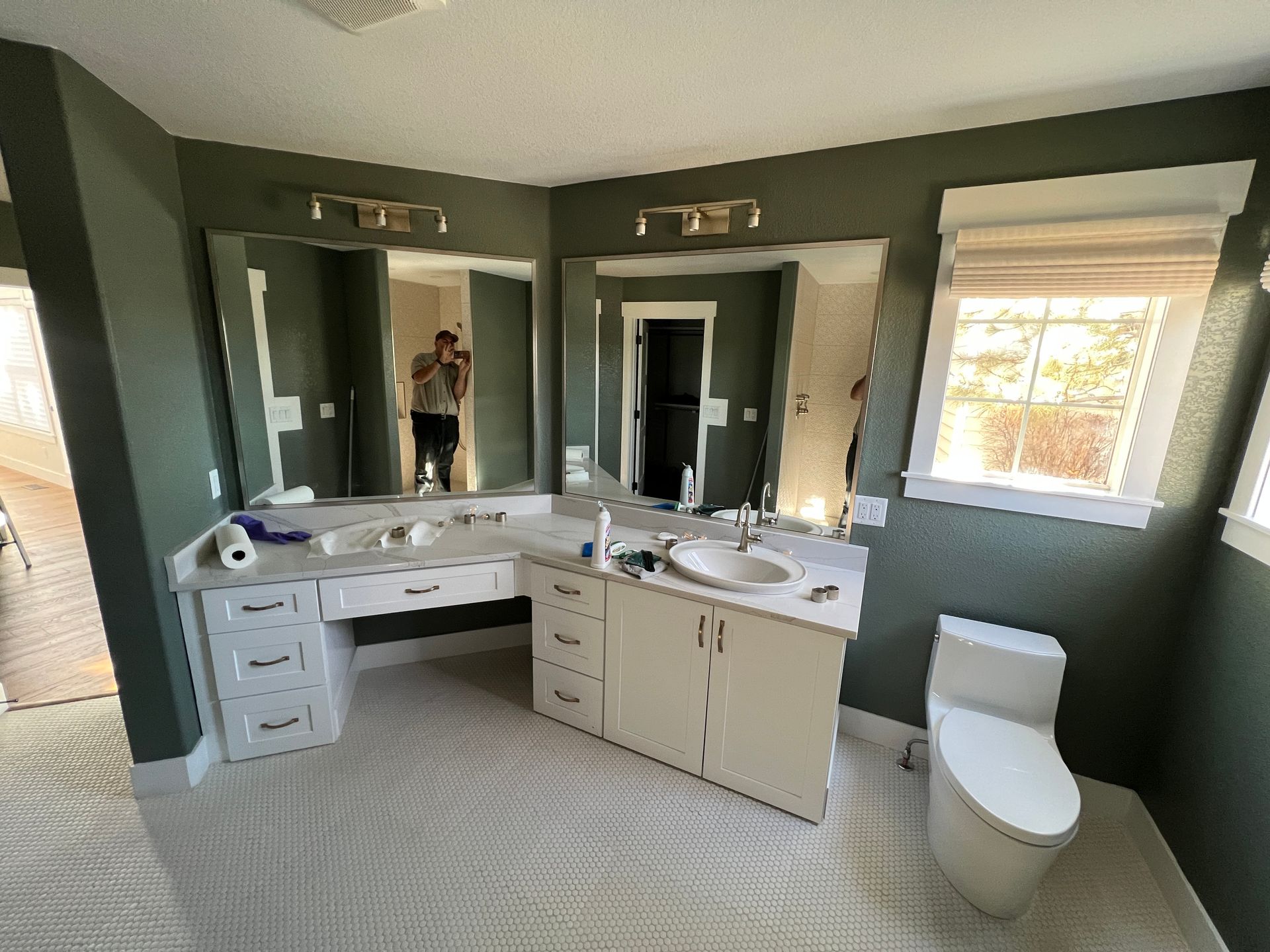 modern farmhouse cabinets bathrooms Rocky Mountain Cabinet Co