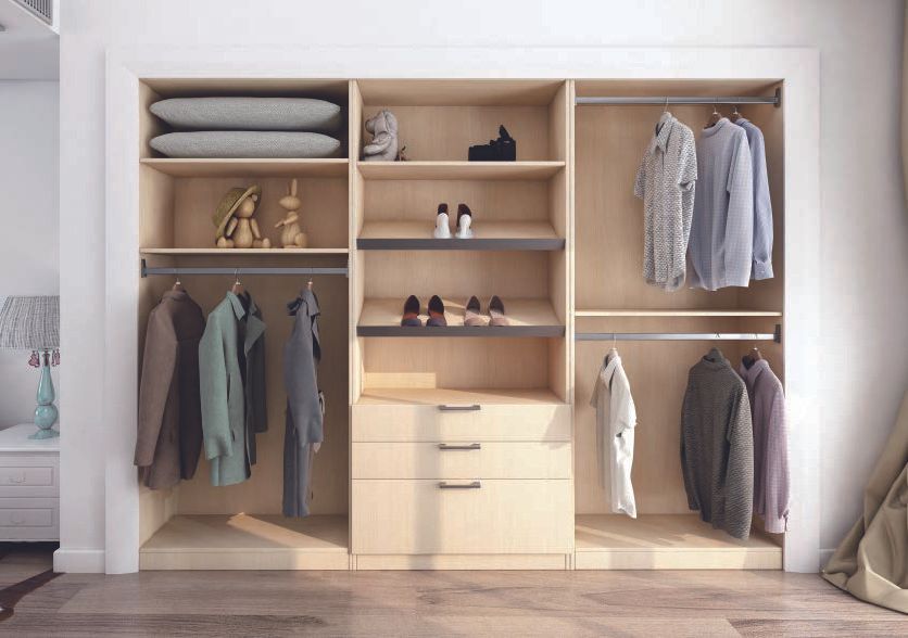 small closet custom solutions Rocky Mountain Cabinets