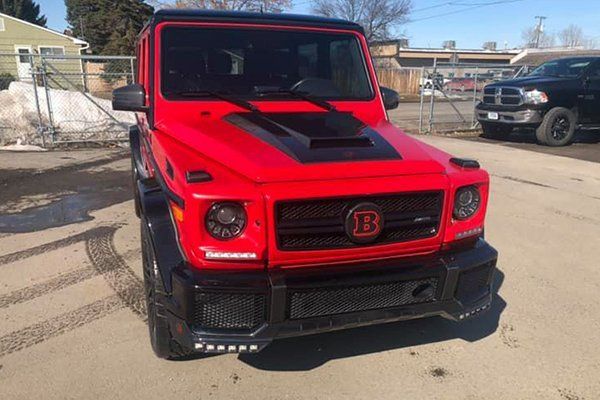 Red Mercedes-Benz G-Class — Missoula, MT — House of Colors