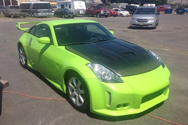 Green Sports Car — Missoula, MT — House of Colors