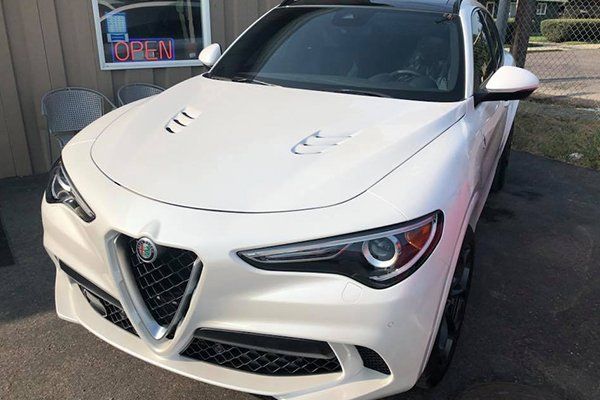 White Modern Car — Missoula, MT — House of Colors