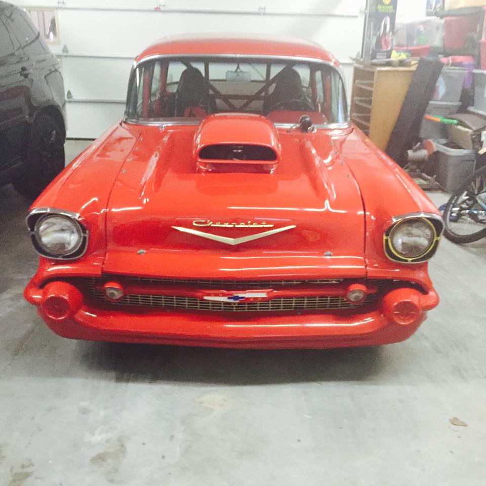 Orange Vintage Car — Missoula, MT — House of Colors