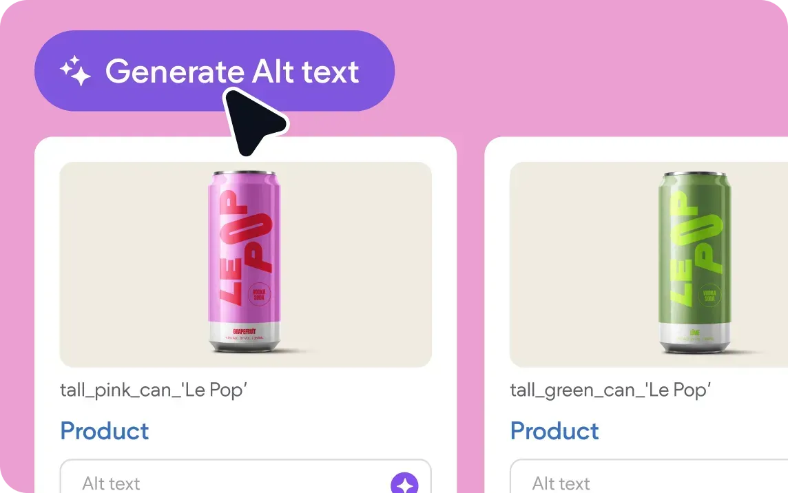 AI-powered alt text AI-powered alt text in Breeze