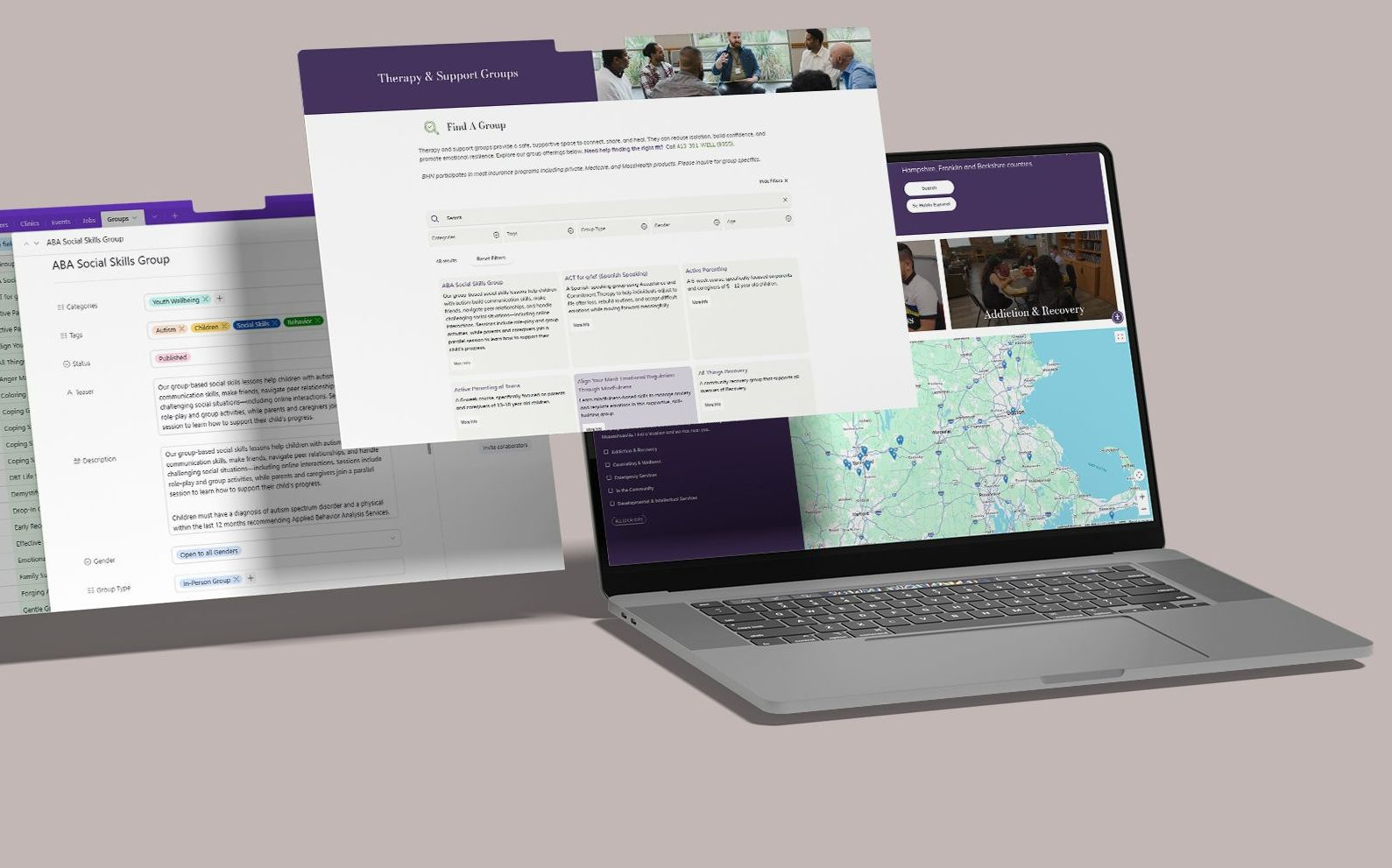 Airtable, a modern relational database, which lets the BHN team handle the data driven programs