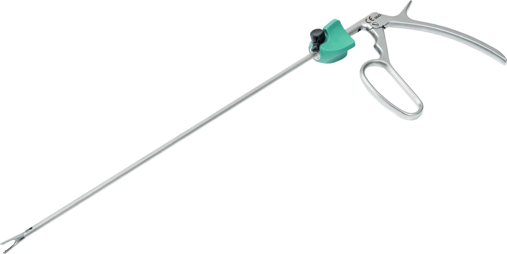Locamed laparoscopic polymer clip appliers, green, medium/large applier, 330mm