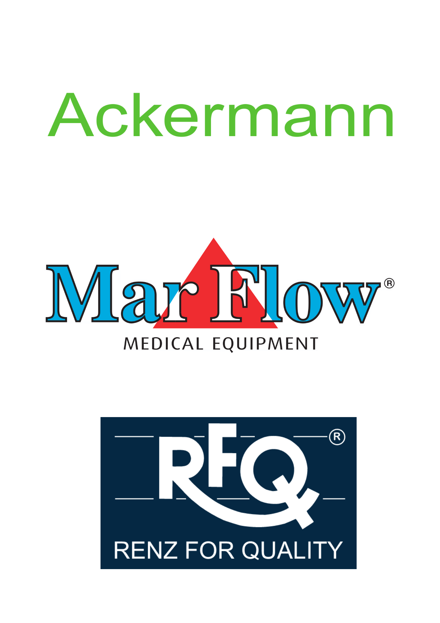 Ackermann, Marflow, RFQ UK distributors