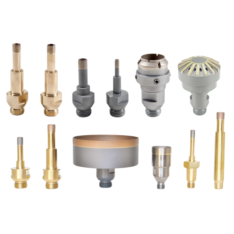 Brocas para vidrio maquinaria bandi