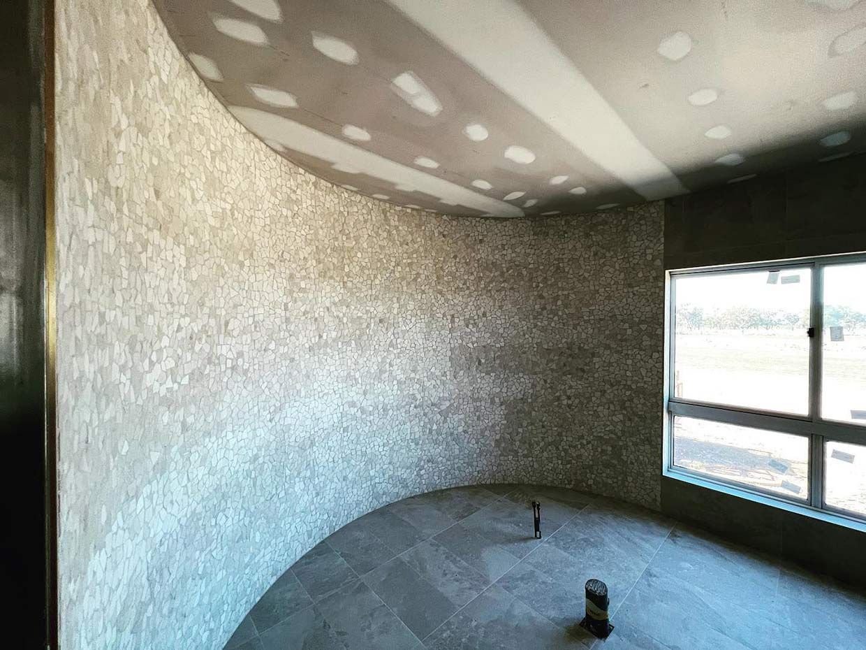 A Room With a Curved Ceiling and a Lot of Windows — S & S Tiling and Rendering in Parkes, NSW
