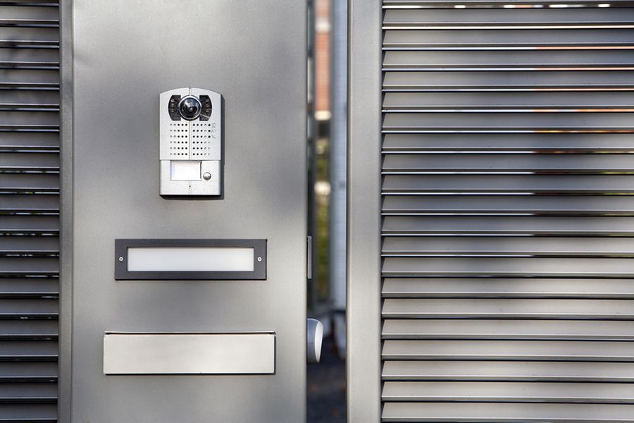A Door with A Mailbox and A Doorbell on It — T.N. Locke Communications In Kirwan, QLD