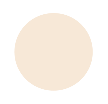 A white circle on a white background.