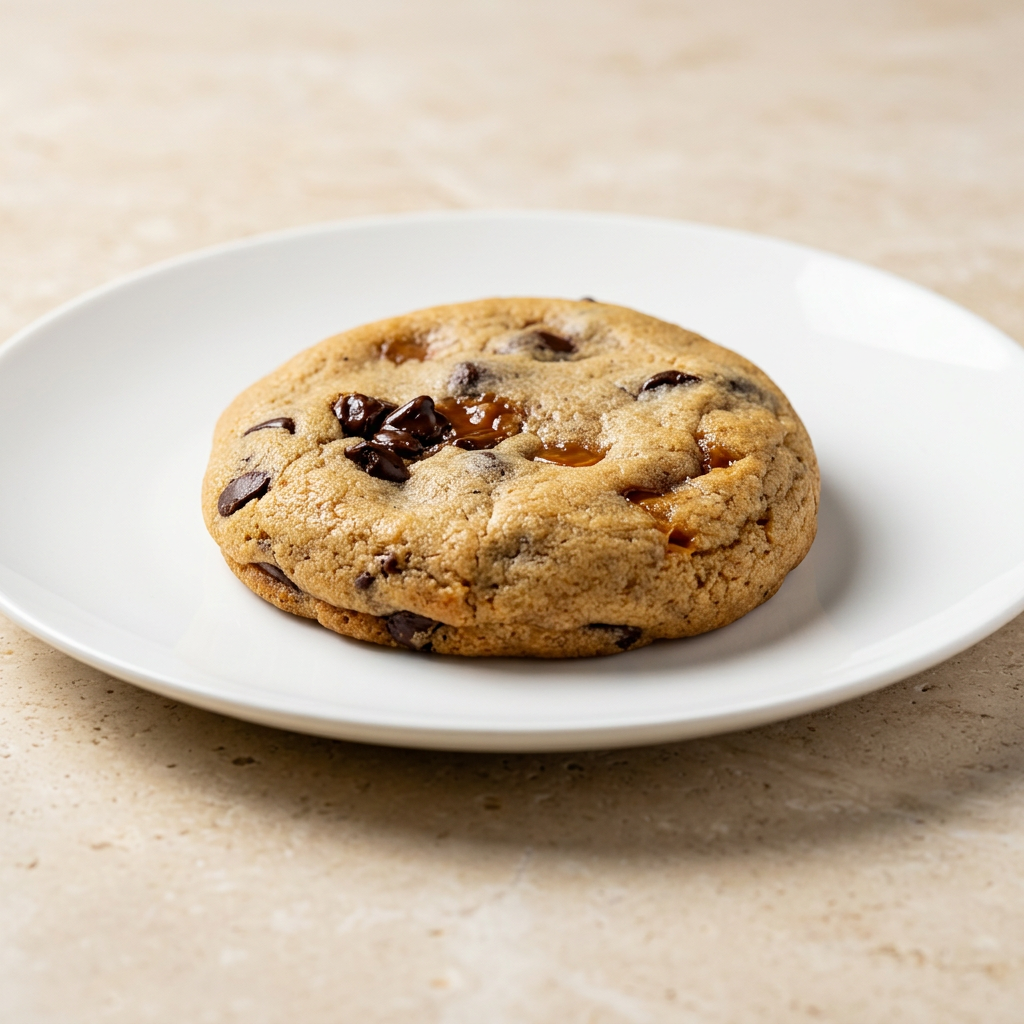 Brown Butter Chocolate Chip Caramel Cookie